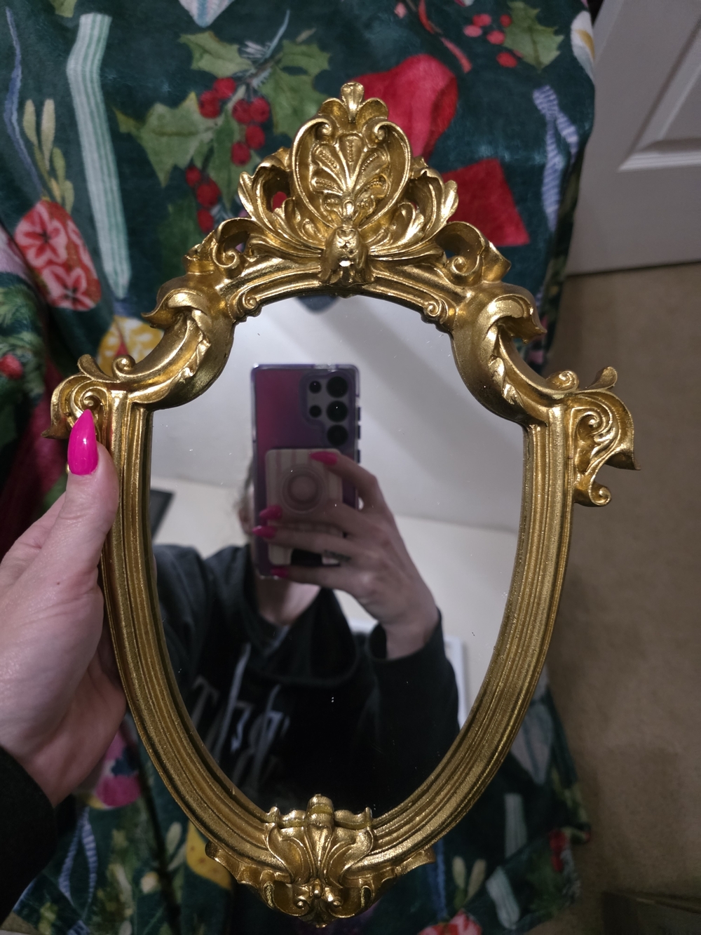 Ornate Gold Decorative Wall Mirror